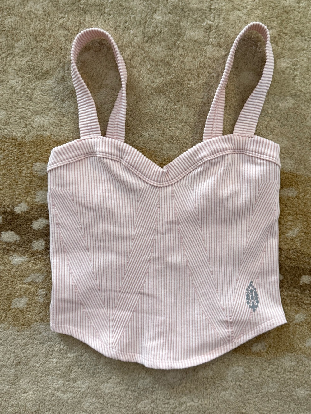 free people movement size m/l pink top